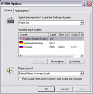 R-WIN 2000 Keyboard Switch screenshot